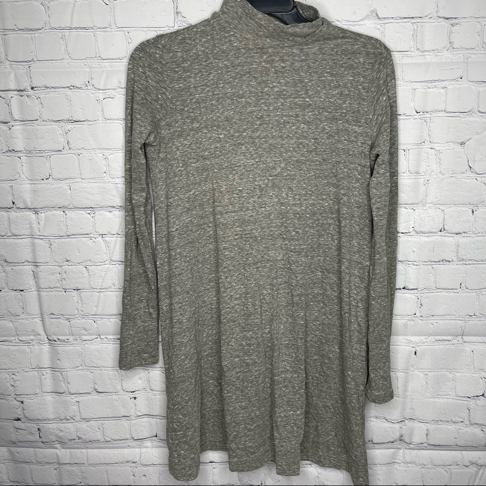 Forever 21 long sleeve midi dress in gray size XS